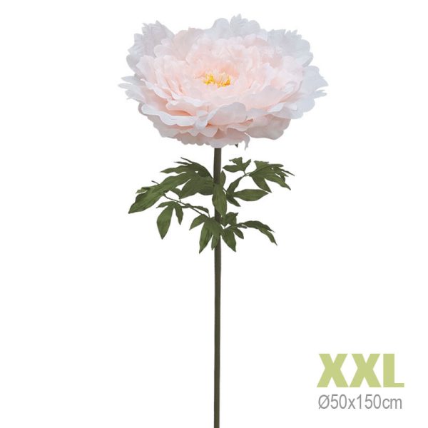 Veštački GIGA cvet bozura roza XXL 150cm-50cm