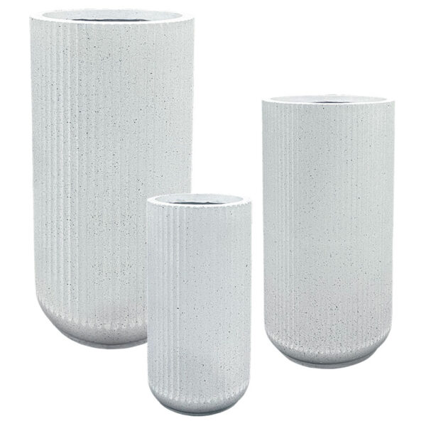 11-78754 Saksije fiberstone REBRASTA-set 3 kom
